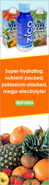 coconut water skyscraper web banner