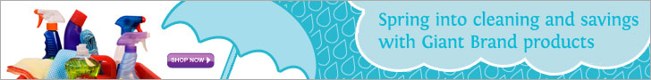 cleaning supplies horizontal web banner